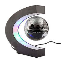 Антигравитационный глобус левитрон Globe Серебро