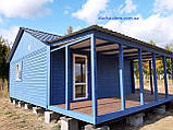 Дачний будинок з корабельної дошки. Збірний дачний будиночок, фото 5