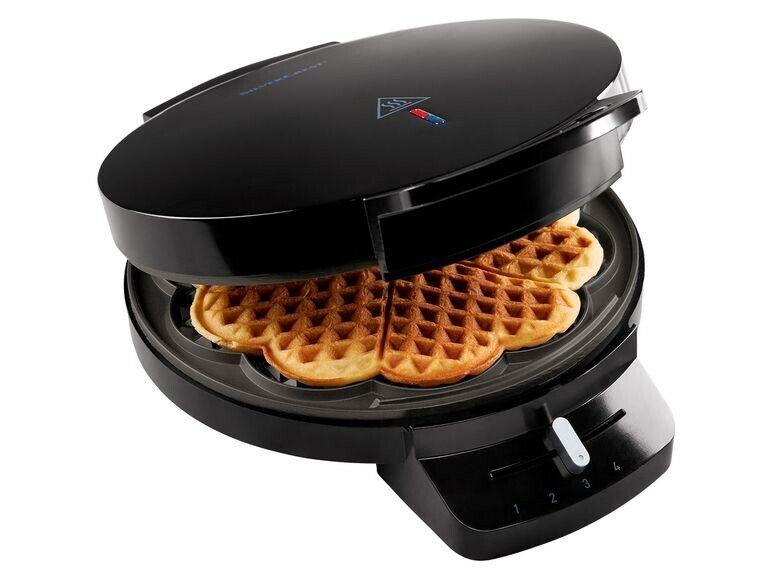 Вафельниця кругла з регулюванням Silver Crest Waffle maker 1200W Germany