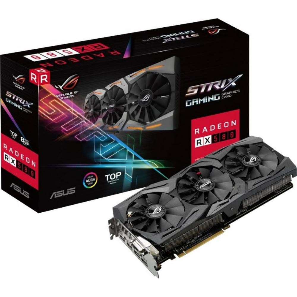 Відеокарта ASUS ROG-STRIX-RX580-O8G-GAMING