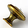 Ручка-кнопка з кристалом сучасна класика URB-25-26 античне золото, фото 7