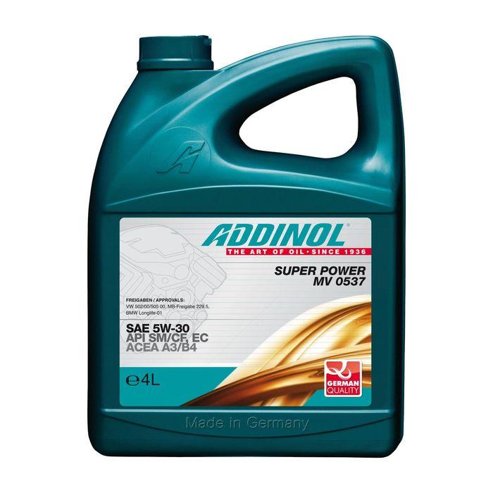 Масло ADDINOL Super Power MV 0537 5w30 4л