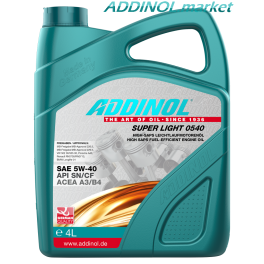 Олива ADDINOL Super Light 0540 5w40 5л