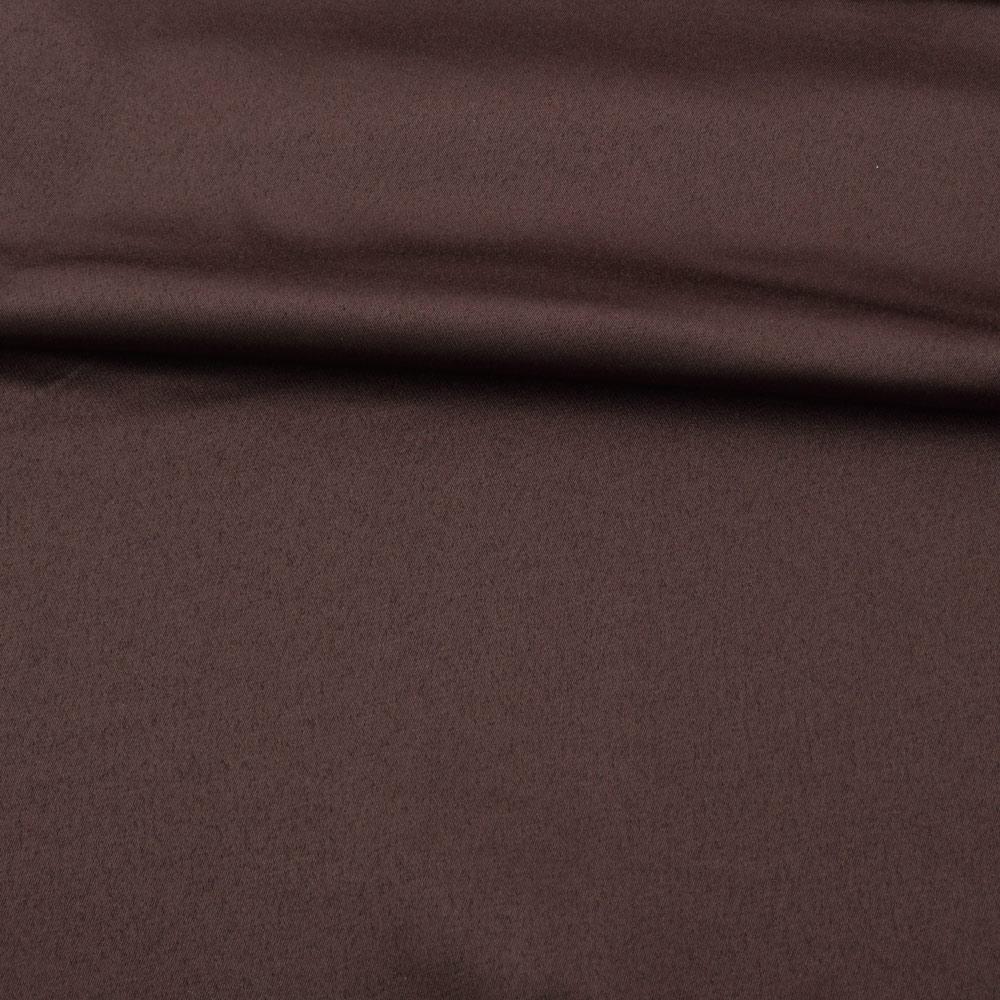 Скатеркова тканина з атласним блиском коричнева, ш.320