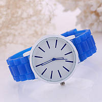 Стильные женские наручные часы Geneva яркие цвета Синий