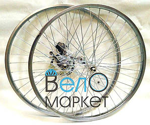 Комплект коліс (перед+зад) 28" на планетарній втулці Shimano Nexus Inter-3 SG-3C41 на потовщених спицях