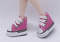 Кеды кукольные, кроссовки обувь для куклы 1/6 Blyth и других 4 см розовые