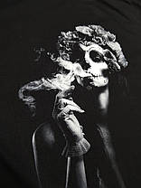 Чоловічий демісезонний світшот з принтом "Santa Muerte", фото 3
