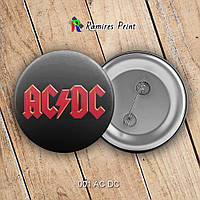 Значок рок AC/DC