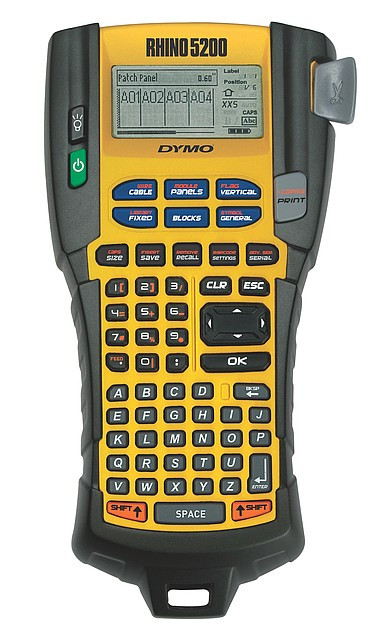 Індустріальний принтер для друку етикеток RHINO 5200 у кейсі DYMO