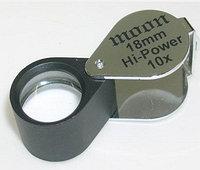 Лупа 10-ти кратна хромована, фото 1