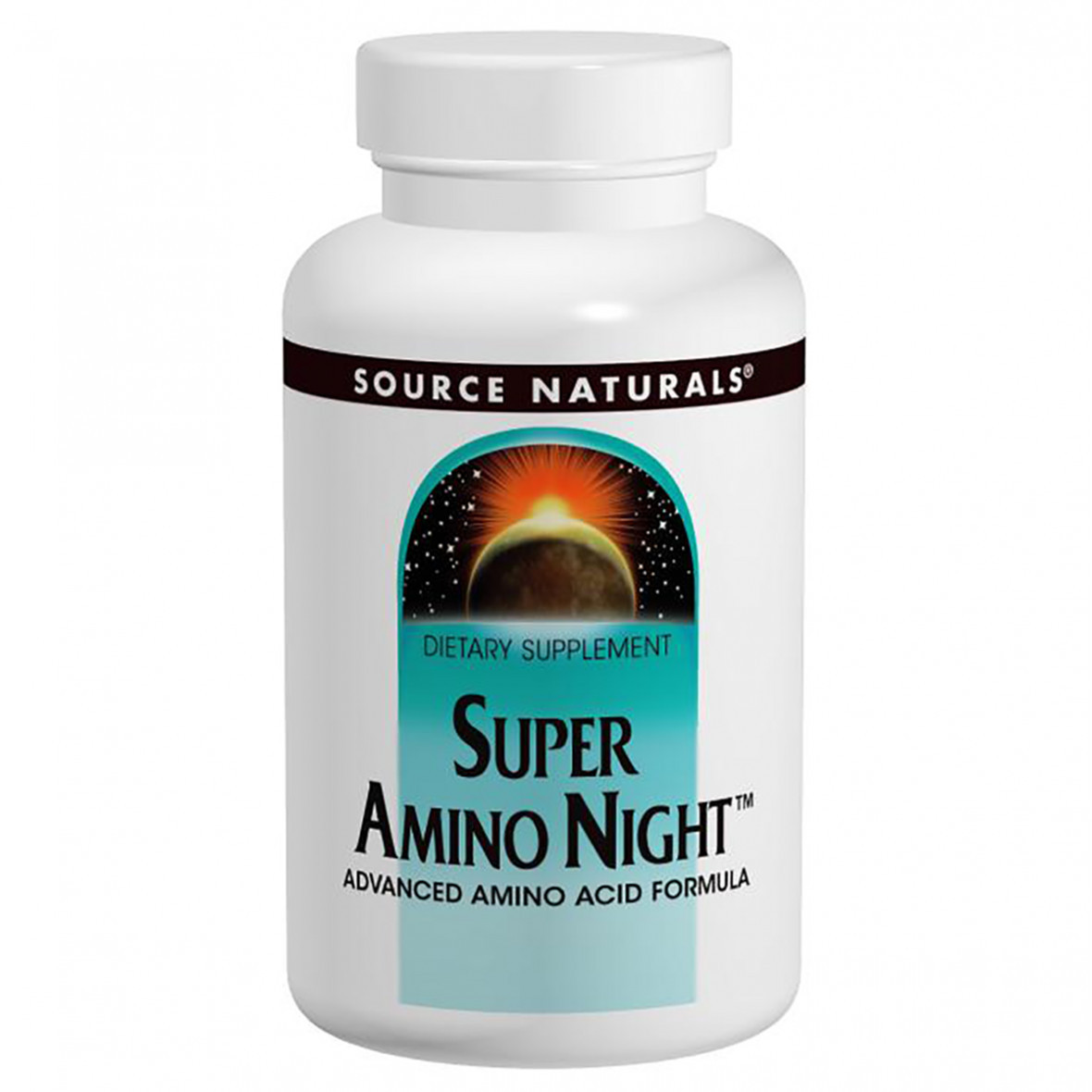 Удосконалена Аміно Формула, Super Amino Night, Source Naturals, 60 капсул