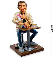 Статуетка Guillermo Forchino Містер Покерфейс 32 см полістоун