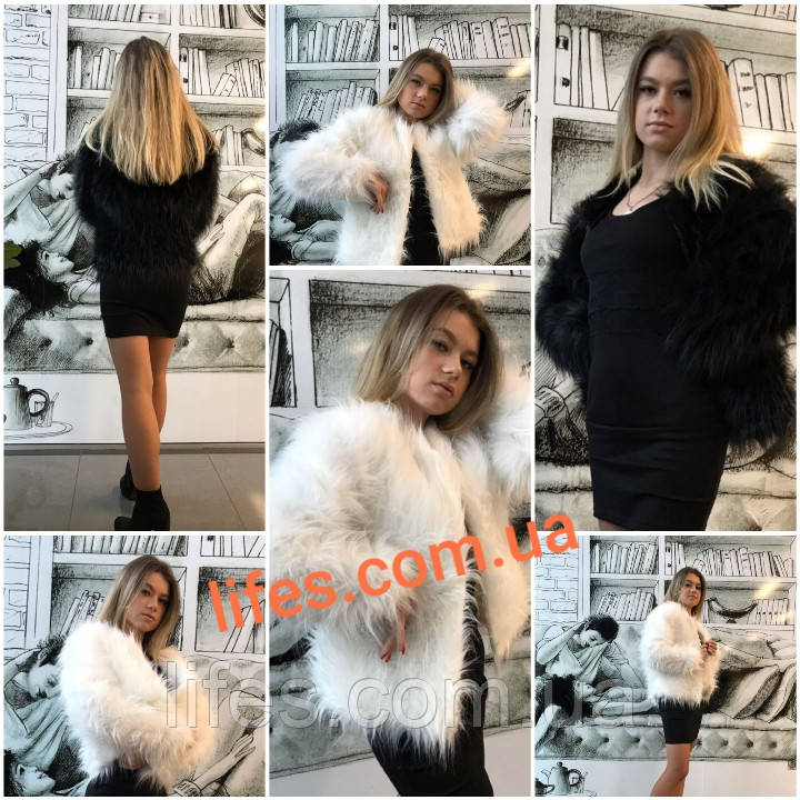 Хутряна шуба Лана штучне еко хутро L, XXL