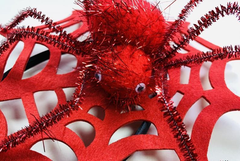 Обруч "Spider web" червоний, фото 1