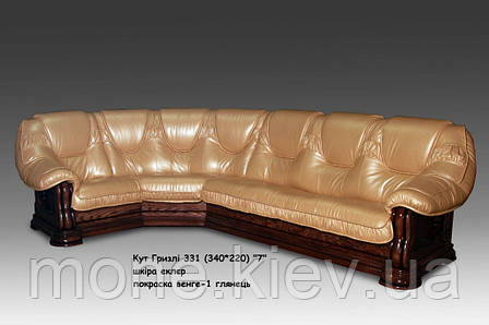 Кутовий диван зі спальним місцем Грізлі 340см. на 220 див., фото 2
