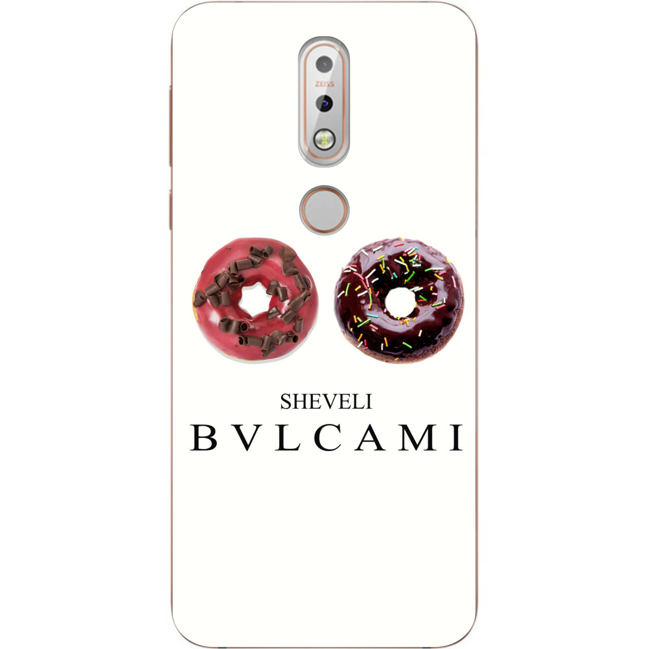 Антибрендовый силіконовий чохол для Nokia 7.1 з картинкою Sheveli Bvlcami, фото 1