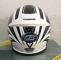 Шолом модуляр з окулярами GEON 950 Stars Black/White, фото 8