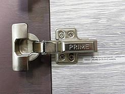 Меблева петля для ДСП напівнакладна з доводчиком CLIP-ON GIFF PRIME D=35 і H=0 НІКЕЛЬ