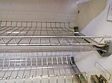 Сушка для посуду фасад 700мм Т3 GIFF Нержавіюча сталь (2 полиці, 2 піддона, 4 кріплення), фото 4