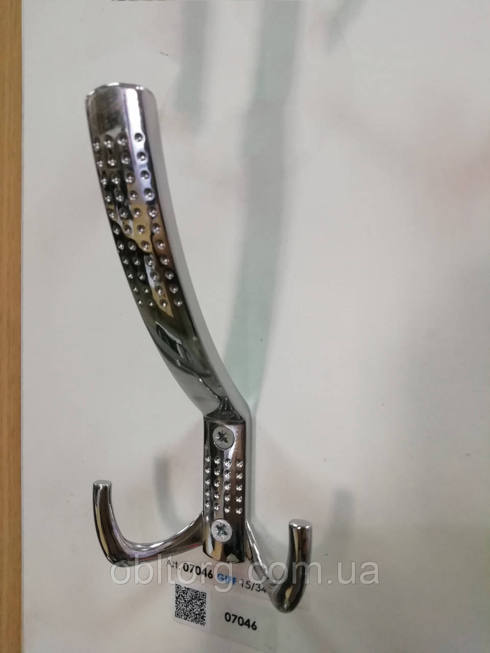 Гачок (крючок) меблевий GIFF 15/343 Хром, фото 1