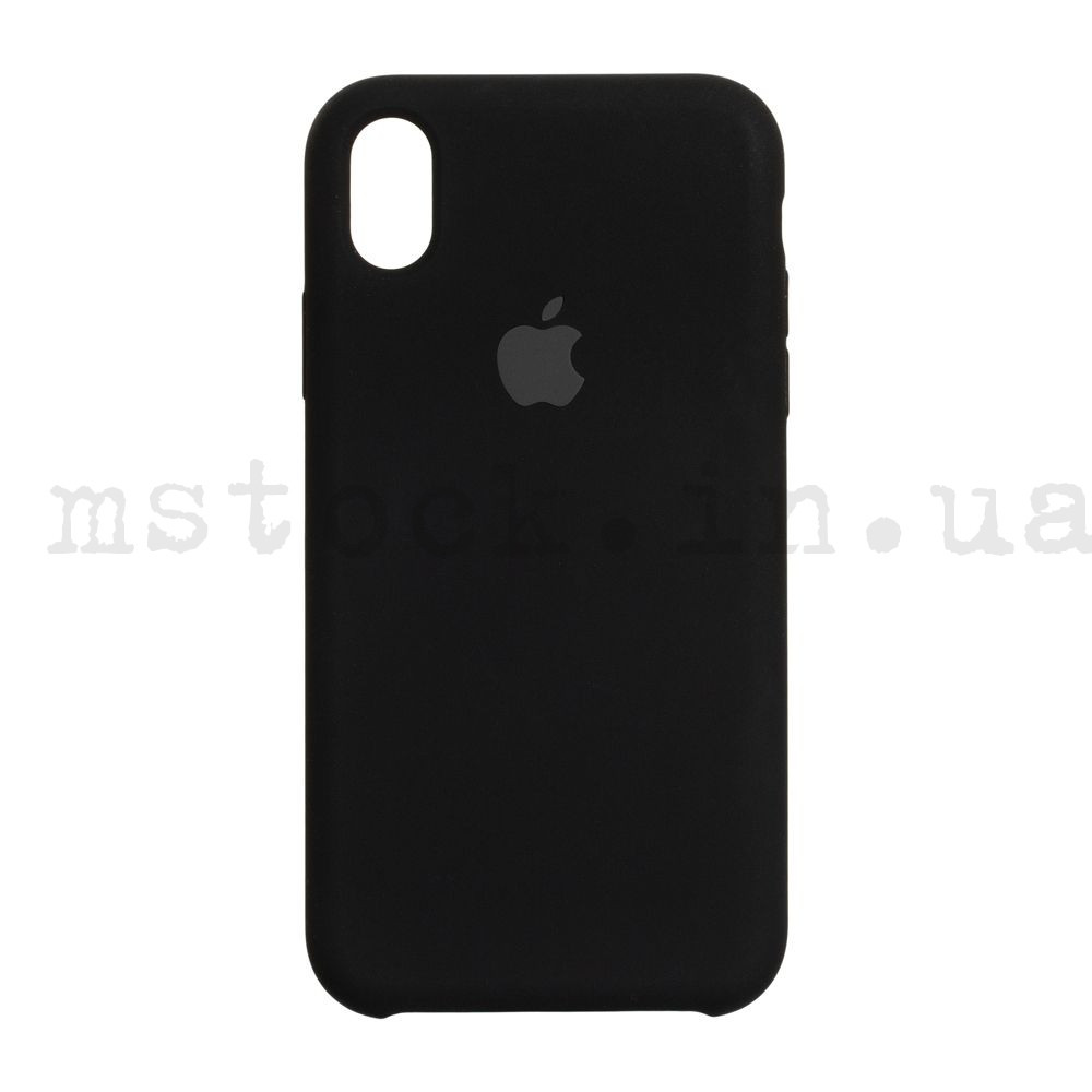 Чохол Silicone Case iPhone XS MAX №18 Black