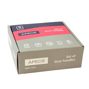 Ручки роздільні APECS H-0426-Z-NIS/NI-UA (Spindle 150) (колір матовий нікель/латунь), фото 2