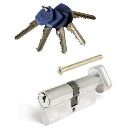 Циліндр APECS EC-70-C-NI нікель (CIS) ключ-вороток, фото 1