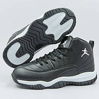 Кроссовки баскетбольные детские Jordan размер 31-35 BLACK черный