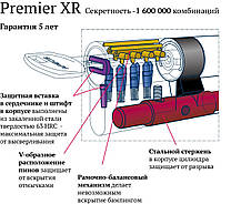 Цилиндр APECS Premier XR-90(40/50C)-C15-G, фото 2