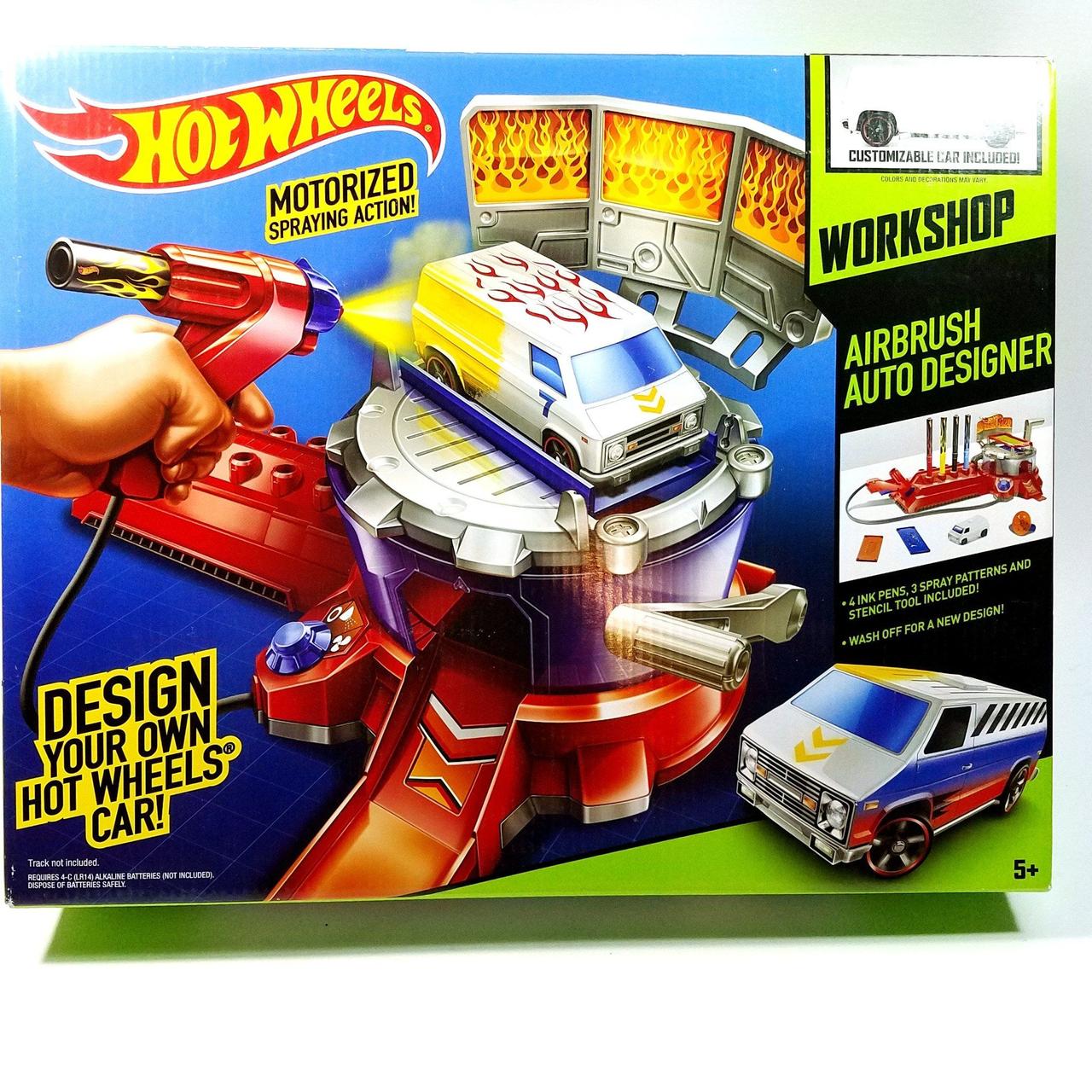 Ігровий набір Гот Вілс Аерограф авто Дизайнер Hot Wheels Airbrush Auto Designer BFM93
