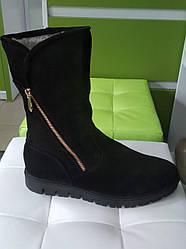 STTOPA зима 25 см. Розміри 40-45. Уги чоботи великих розмірів шкіряні. 278-4045 Чорні