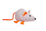 М'яка іграшка Миша сіра 22 см, фото 4