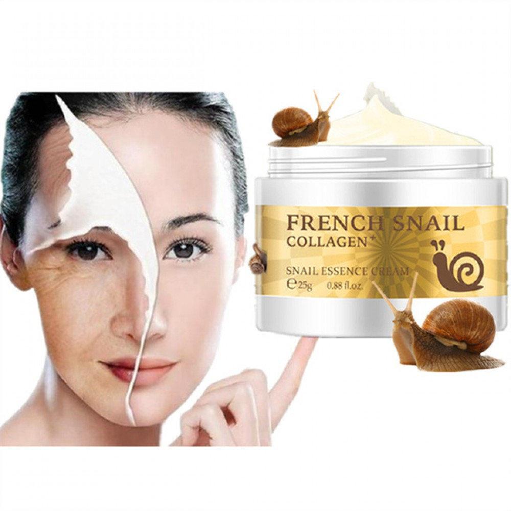 Крем ліфтинг равликовий з колагеном Laikou French Snail collagen 25 г