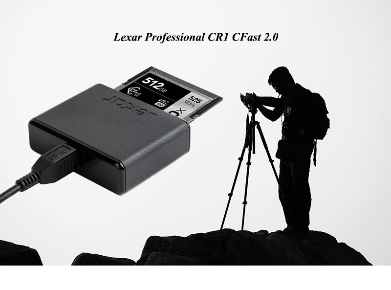 Кардридер Lexar Professional Workflow CR1 Cfast 2.0 / USB 3.0 - фото 3 - id-p107960981