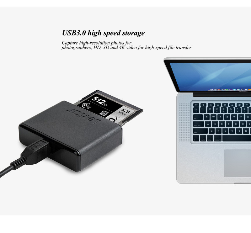 Кардридер Lexar Professional Workflow CR1 Cfast 2.0 / USB 3.0 - фото 5 - id-p107960981