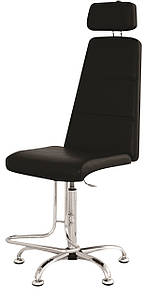 Крісло для бровиста візажиста зі спинкою з підголовником крісла для візажу та педикюру Make Up