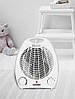 Тепловентилятор обігрівач Mesko MS 7719, білий, фото 5