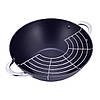Казан чавунний для плову Kamille Wok з антипригарним покриттям для індукції і газу 4,5 L KM-4807MR, фото 2