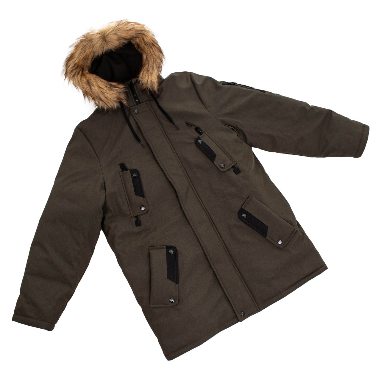 Недорогие зимние куртки мужские 44-50 цвет 03 - фото 3 - id-p1056204411