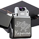 Електронна запальничка USB "карта України" у подарунковій упаковці LG-015U1, фото 4