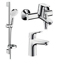 Набір змішувачів для ванни HANSGROHE Focus (31607000+31940000+26553400)