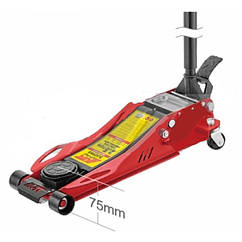 Домкрат підкатний 2.5 т низькопрофільний 75мм JTC SJ2569