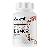 Витамины Д3+К2 Ostrovit Vitamin D3+K2 90 таб.