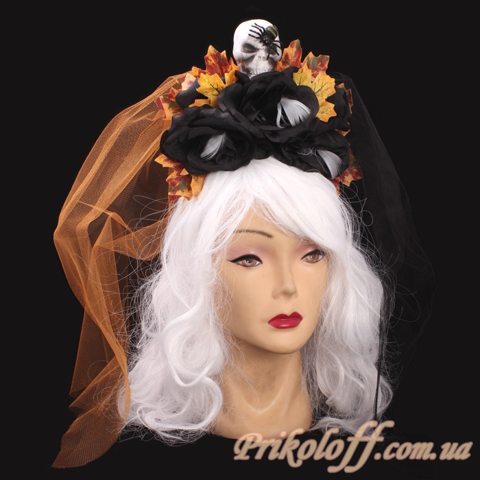Обруч кокошник на Гелловін, фото 1