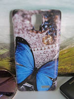 Силіконовий бампер панель накладка чохол для Lenovo A536/A358t Метелик