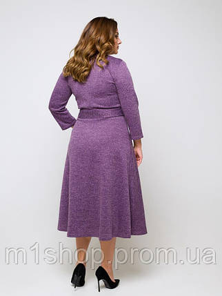 Жіноче трикотажне плаття із заходом великих розмірів (Силена lzn), фото 2
