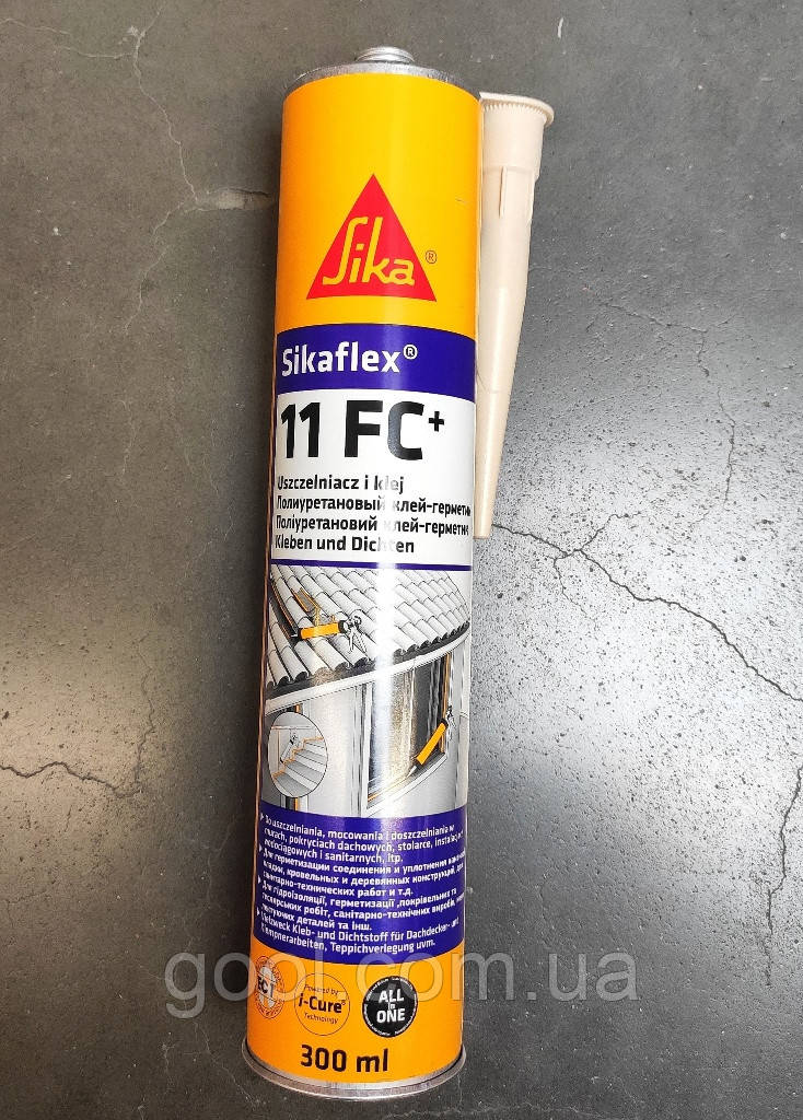 Поліуретановий герметик Sika Sikaflex-11FC+ колір бежевий 300 мл