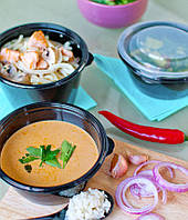 Контейнер герметичний PP 500мл. прозорий без кришки Кр.0137