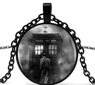 Кулон з лінзою Доктор Хто фантастична підвіска з ланцюгом